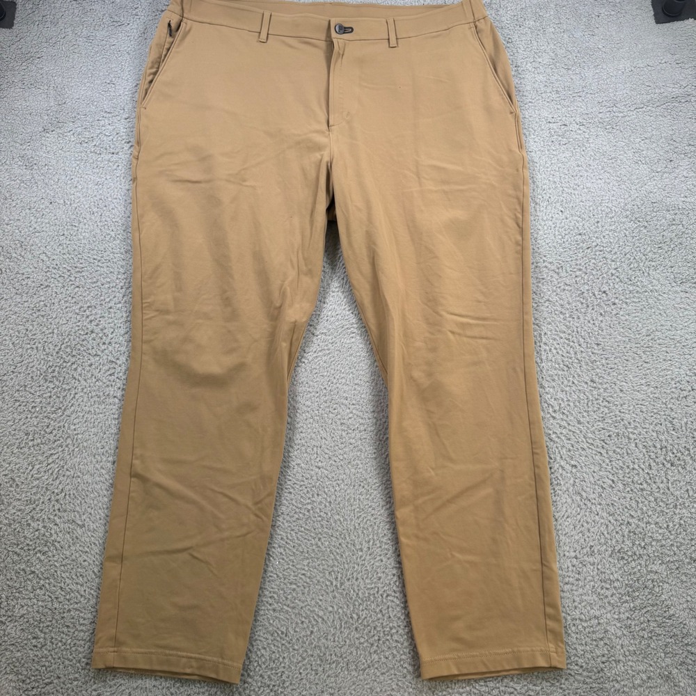 Public Rec All Day Every Day Pant Mens 42x29 Khaki Tan Nylon Spandex Tapered